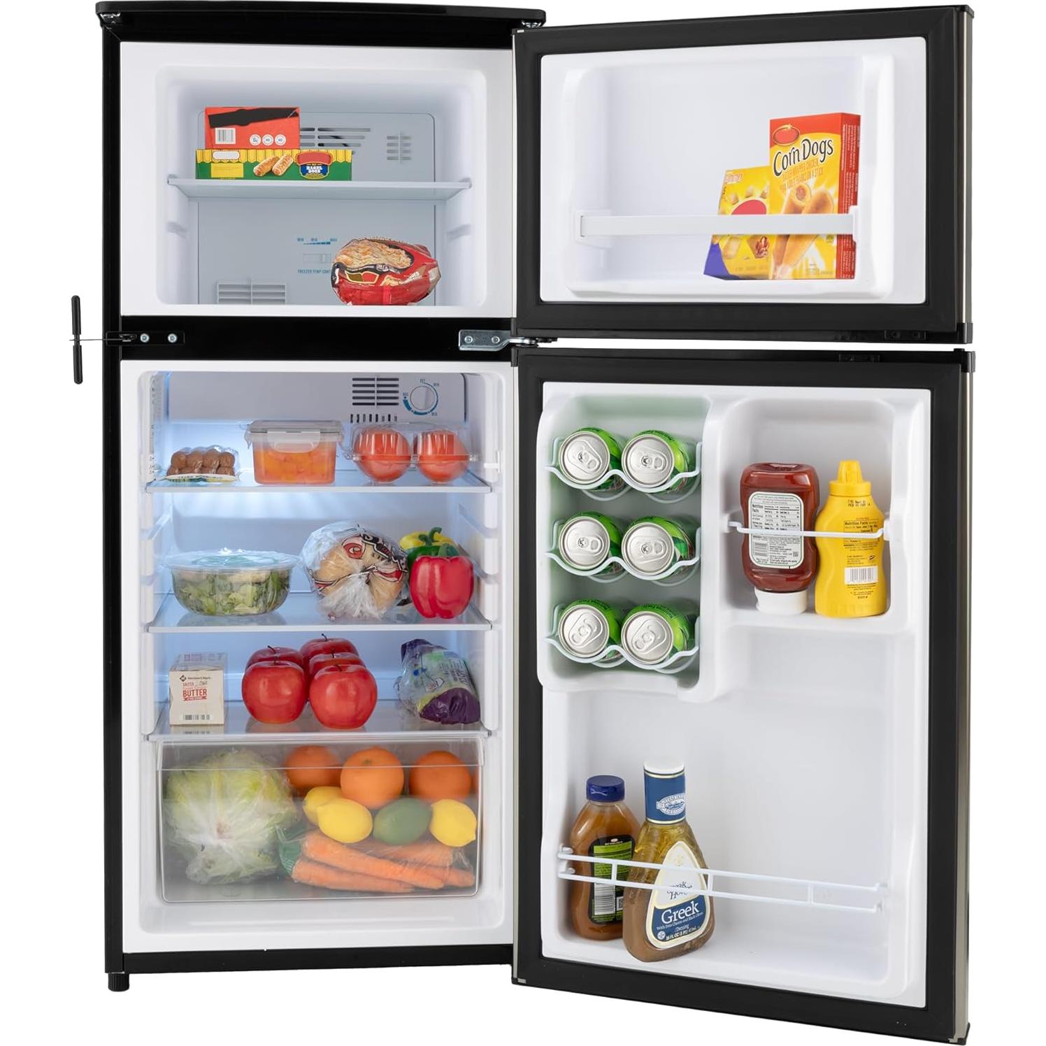 Refrigerador RecPro 4.4 Pies Cúbicos 12V Acero Inoxidable