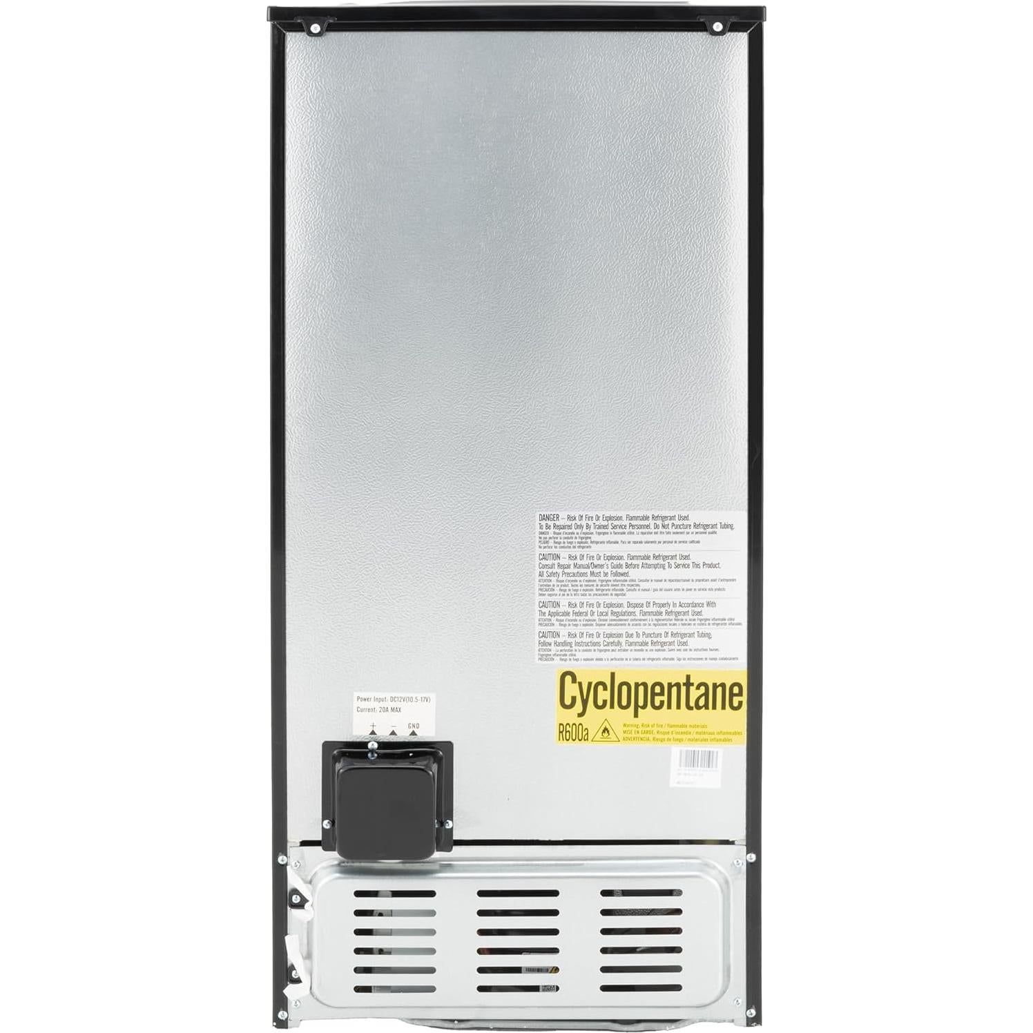 Refrigerador RecPro 4.4 Pies Cúbicos 12V Acero Inoxidable