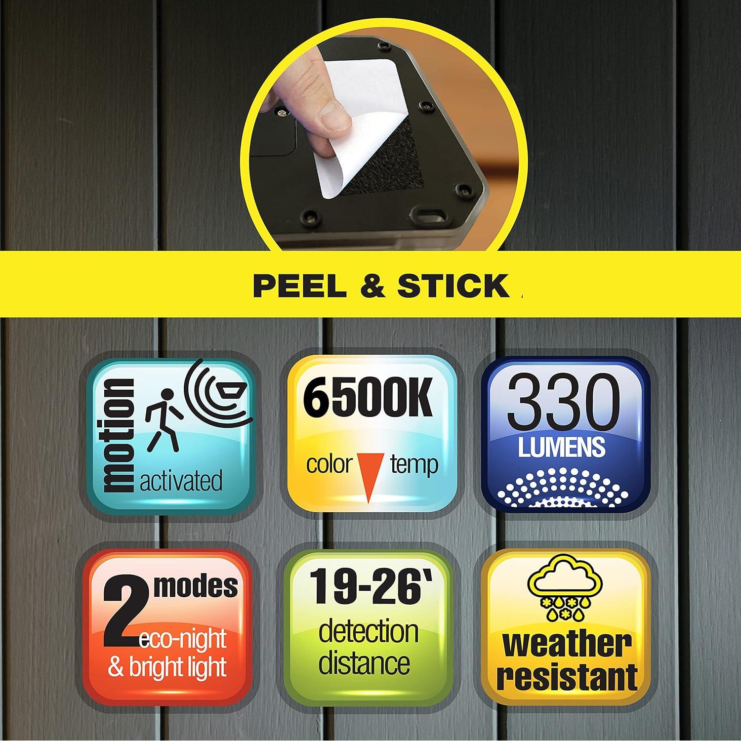 Luz Solar Bell+Howell Biónica 50 LED Sensor Movimiento