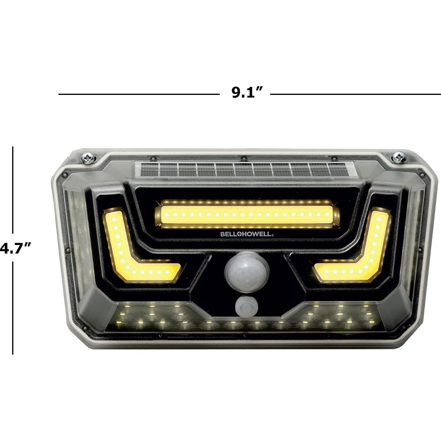 Luz Solar Bell+Howell Biónica 50 LED Sensor Movimiento