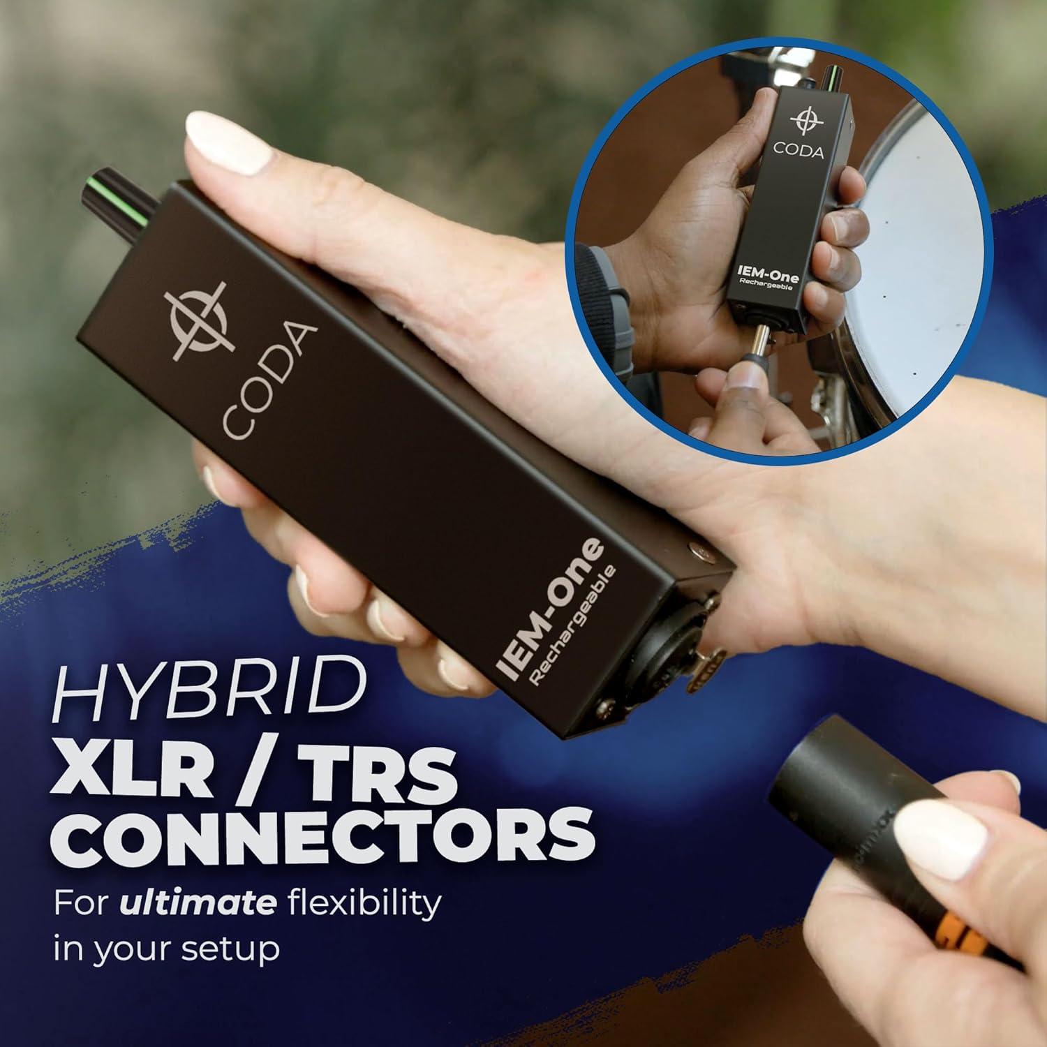 Amplificador In-Ear IEM-One-R Coda con USB-C y Volumen LED