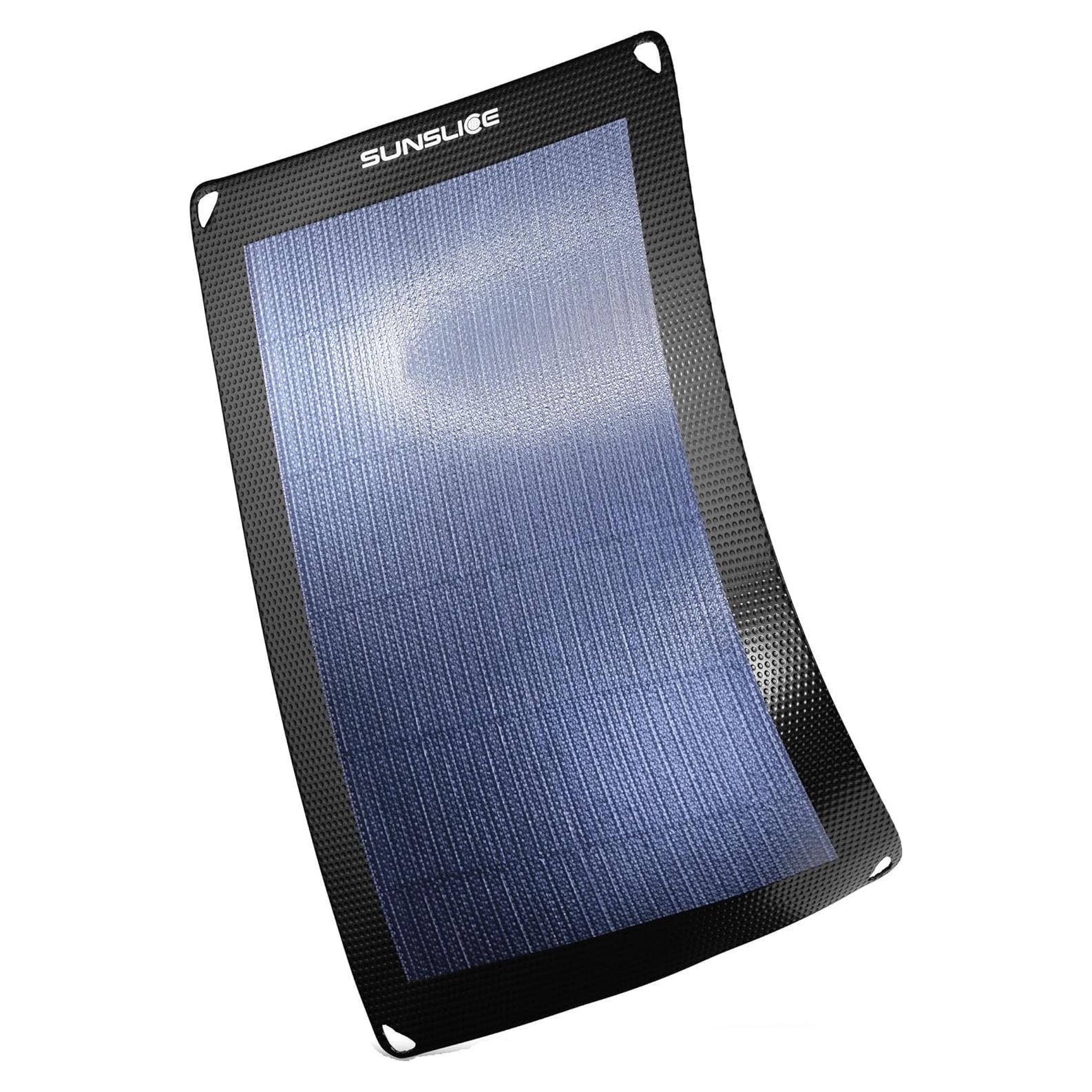 Cargador Solar Flexible Sunslice Fusion Flex 6W USB Negro
