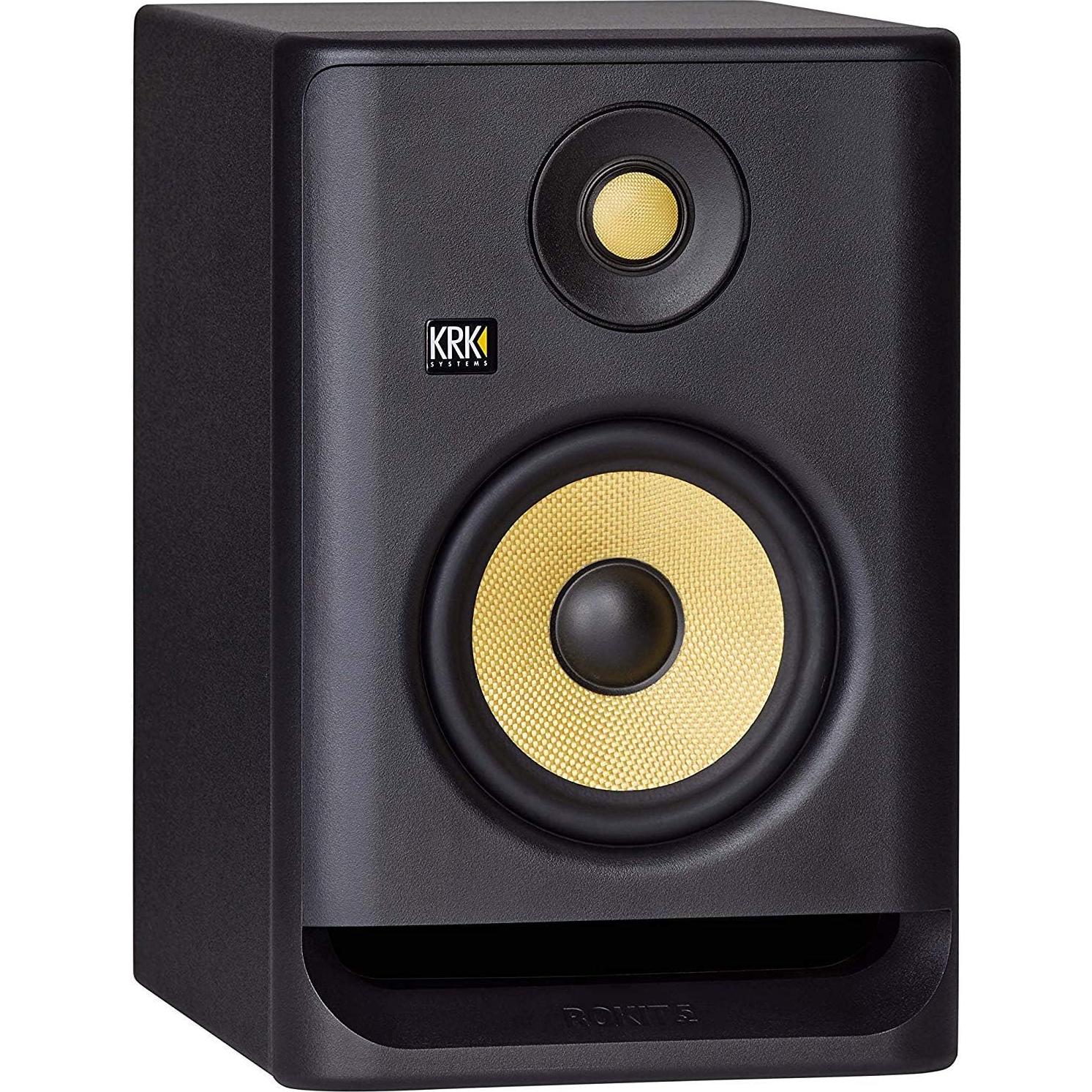 Monitores de Estudio KRK RP5 G4 + Auriculares TH-MX2 + Soporte