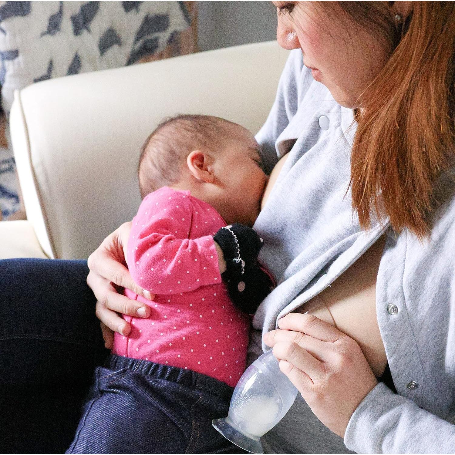 Bomba de Pecho Portátil Nuby Comfort de Silicona 120 ml