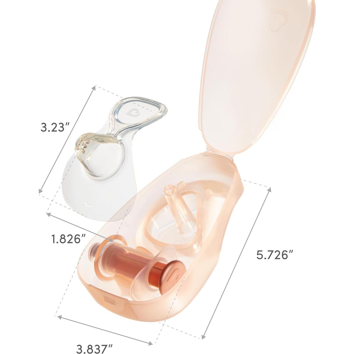 Escudo de Pezón Munchkin Flow + 20mm Silicona Transparente
