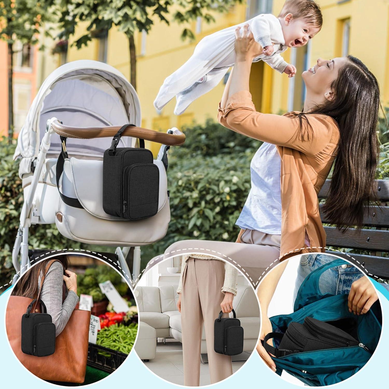 Bolsa Térmica Aislada BAFASO para Leche Materna con 4 Hielos