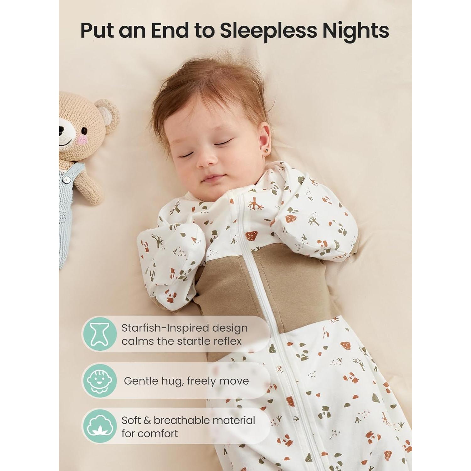 Saco de Sueño Grownsy Transicional 3-6 Meses Estrella de Mar