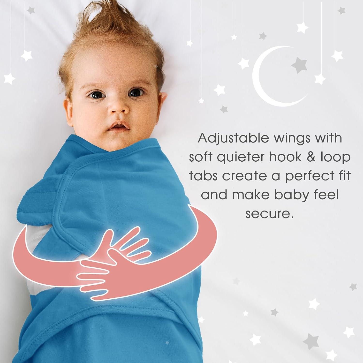 Sacos de Sueño PHF Algodón 0-3 Meses Ajustables 3 Piezas