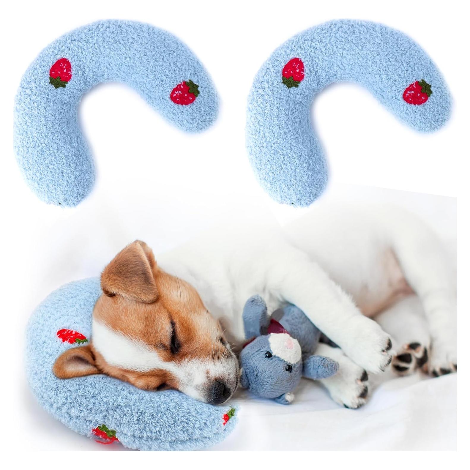 Almohada Calmante para Perro Mity 2PCS Azul 6.35cm