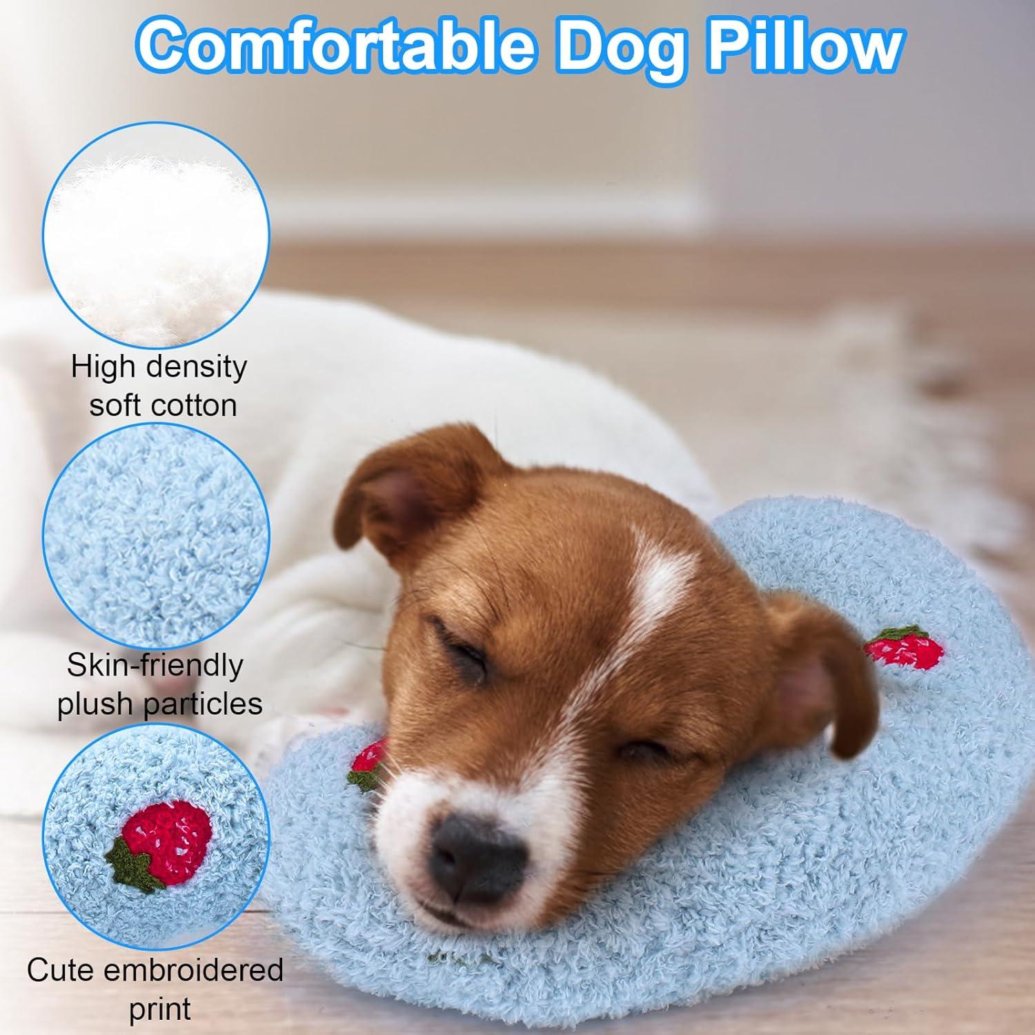 Almohada Calmante para Perro Mity 2PCS Azul 6.35cm