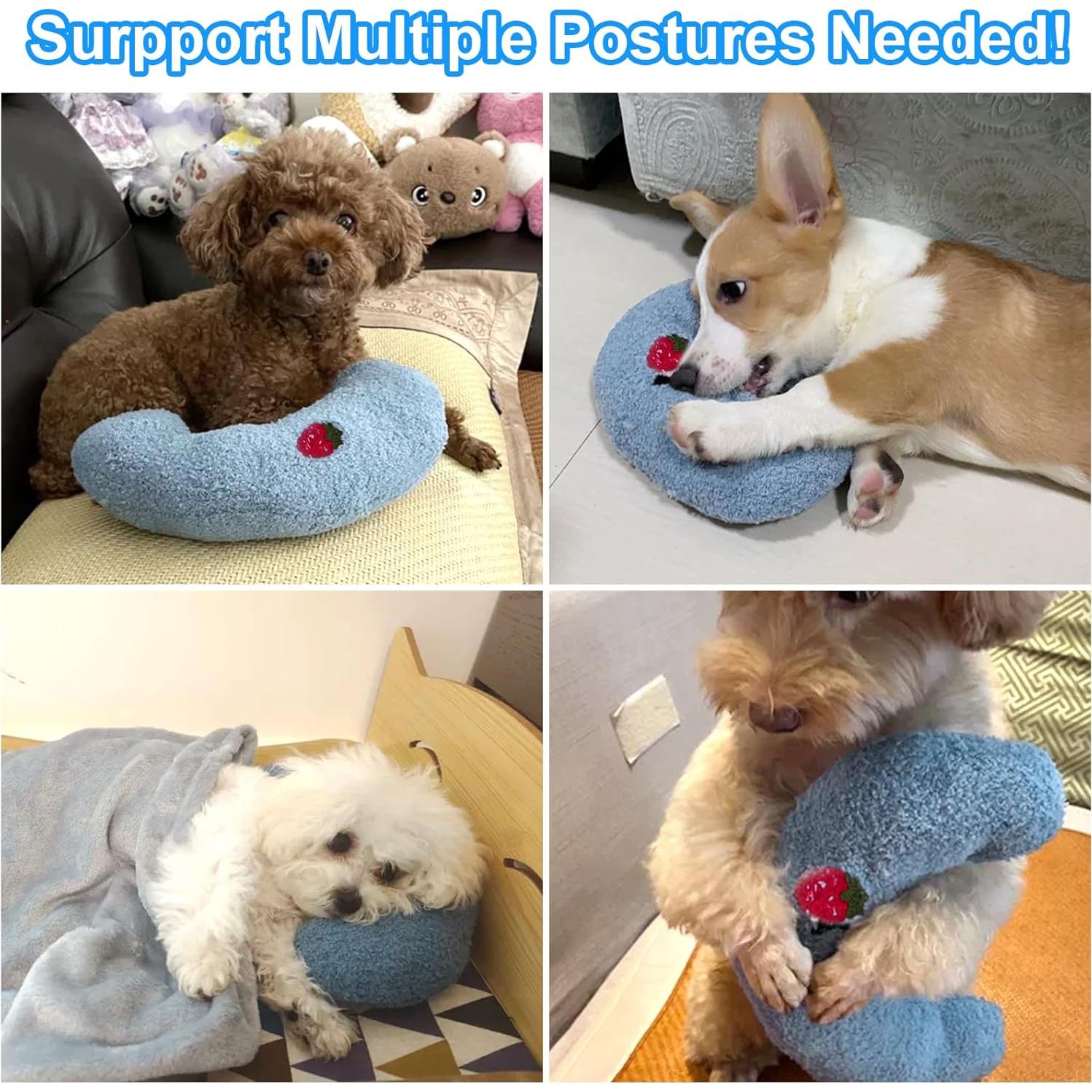 Almohada Calmante para Perro Mity 2PCS Azul 6.35cm