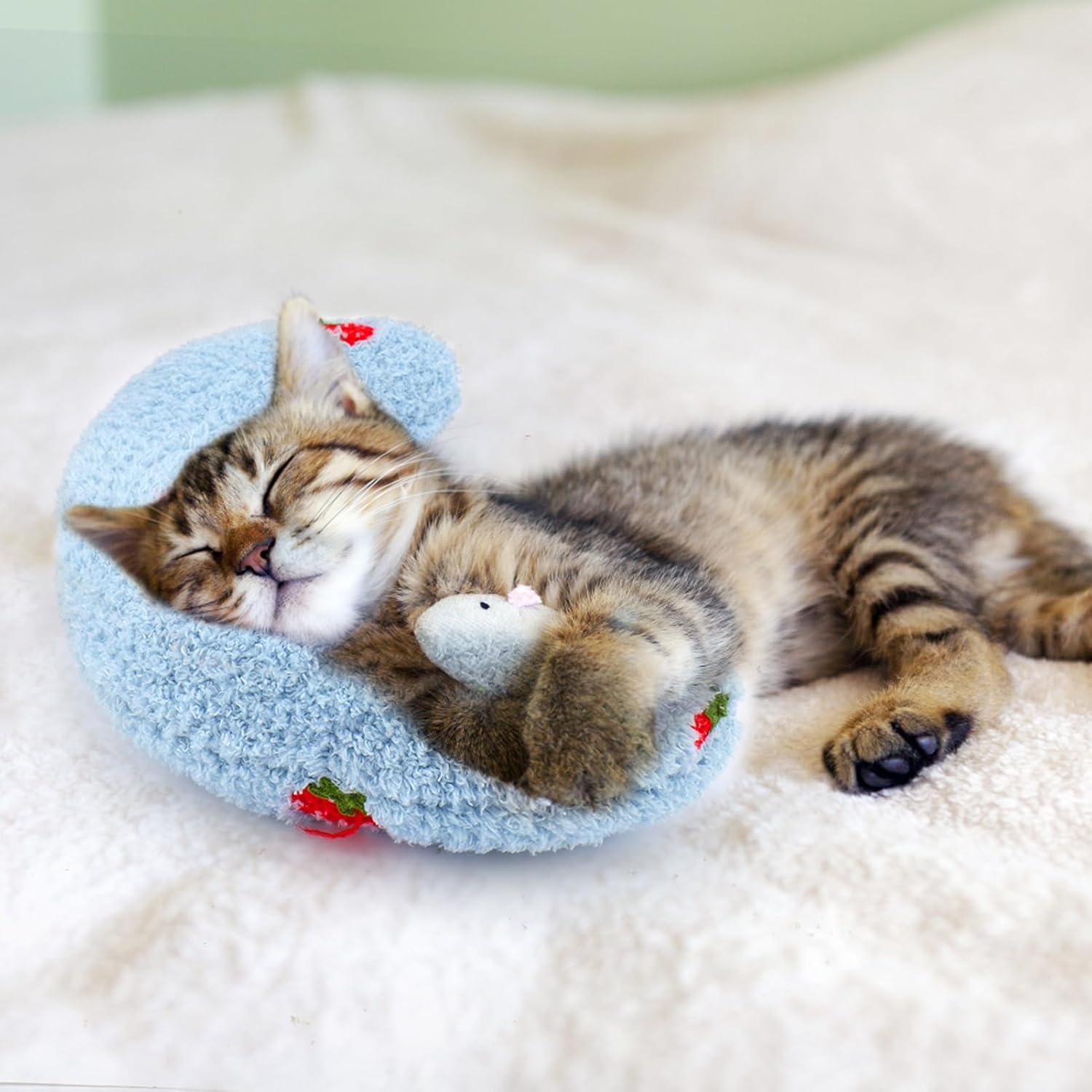 Almohada Calmante para Perro Mity 2PCS Azul 6.35cm