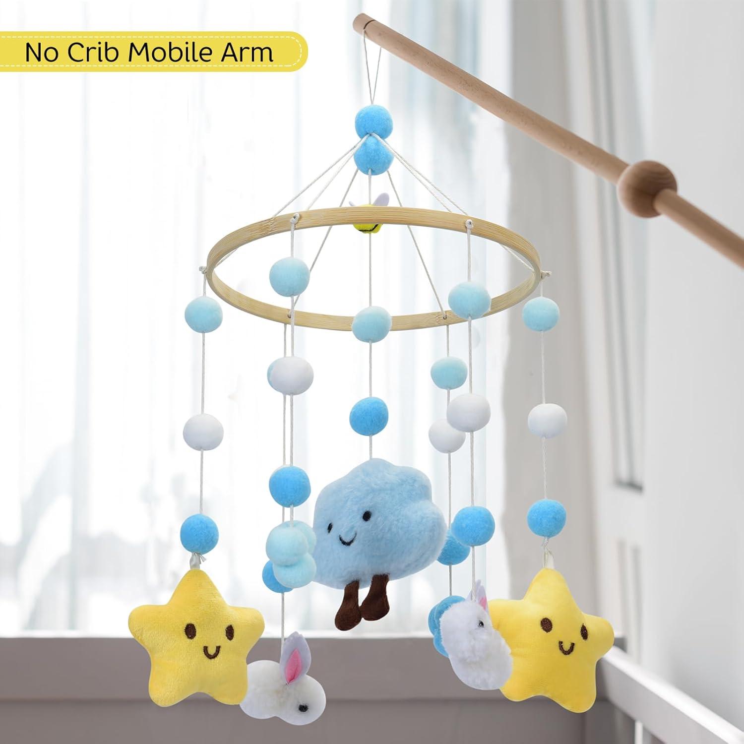 Móvil de Cuna Decorativo Fcesuk Abejas y Estrellas 20cm