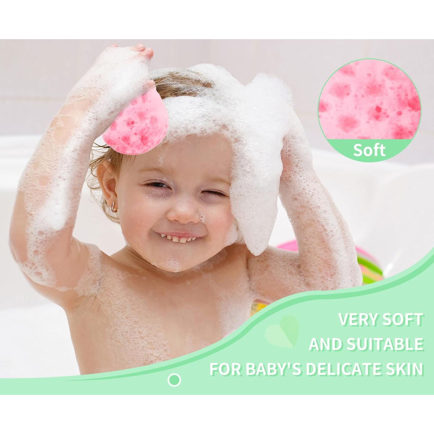 Esponjas de Ducha Exfoliantes 3 Pcs Masaje Relajante Loofah