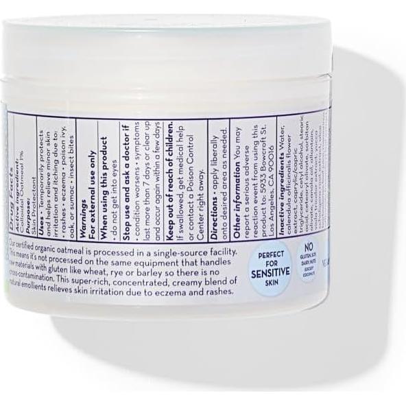 Crema para Eczema California Baby 57 g | Sin Esteroides | Avena Coloidal + Aloe Vera