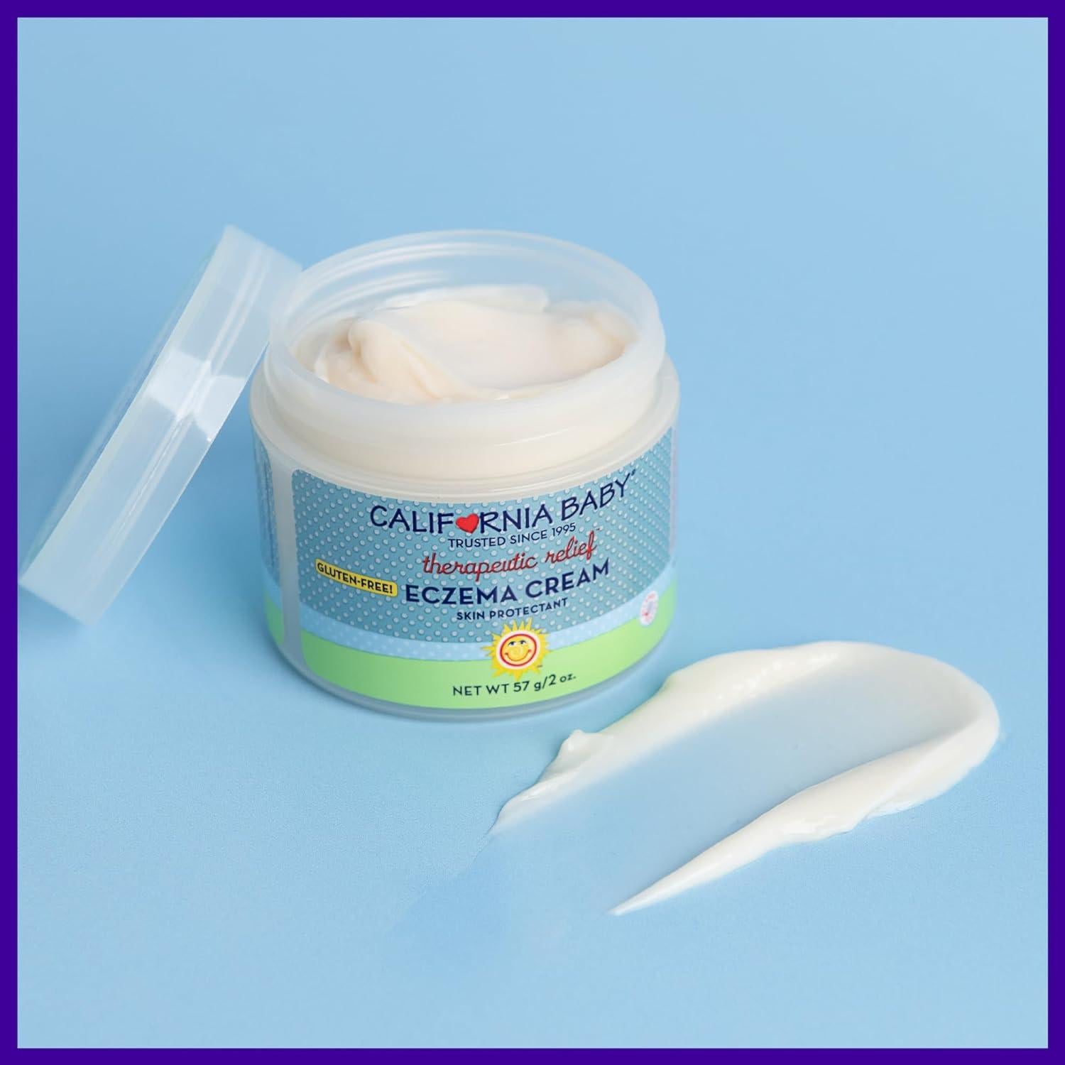 Crema para Eczema California Baby 57 g | Sin Esteroides | Avena Coloidal + Aloe Vera