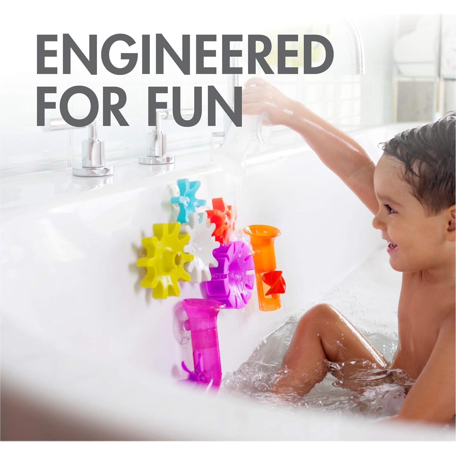 Juguetes de Baño Boon - 13 Piezas - Engranajes y Tubos