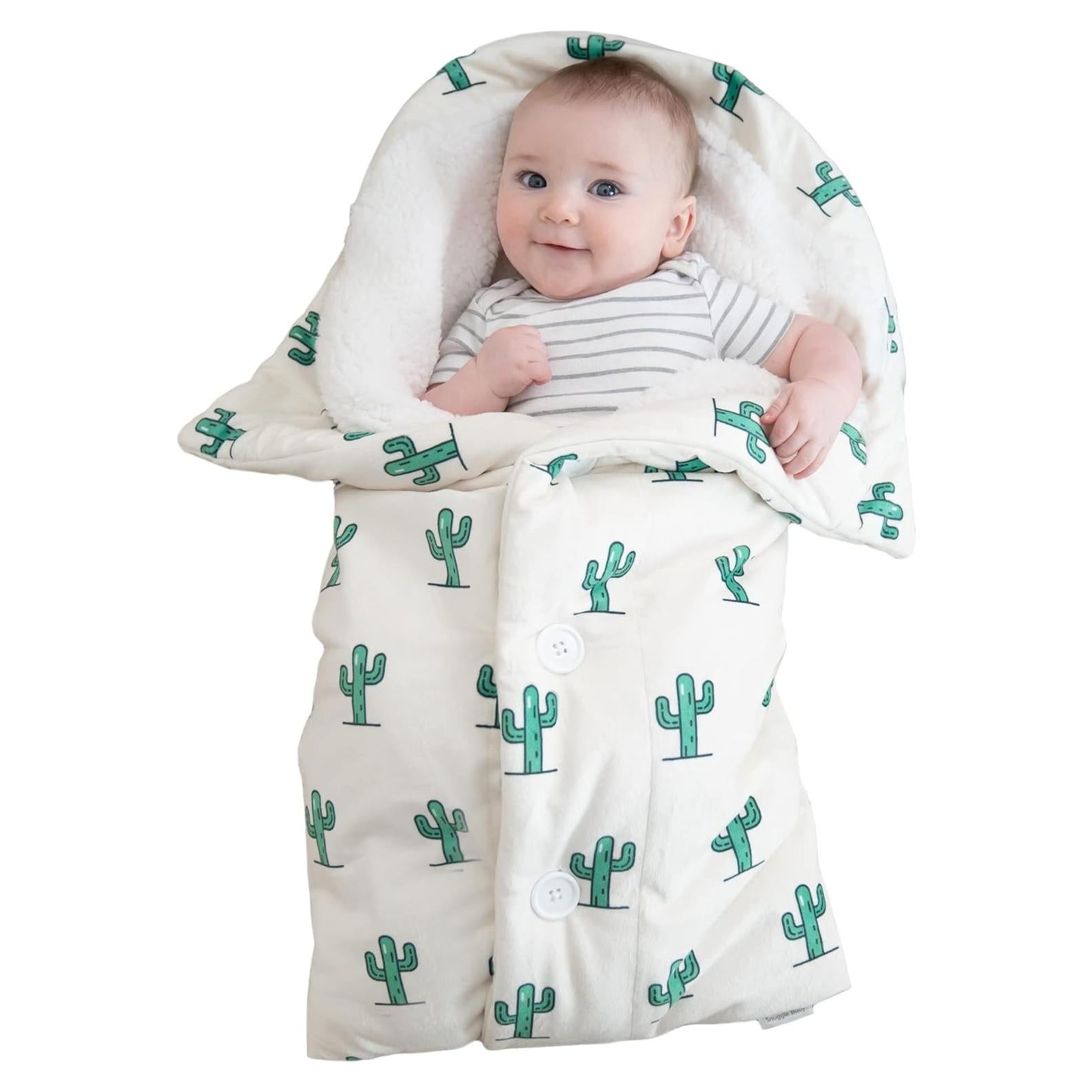 Manta Envueltoria Snuggle Baby Cactus Verde 0-3 Meses