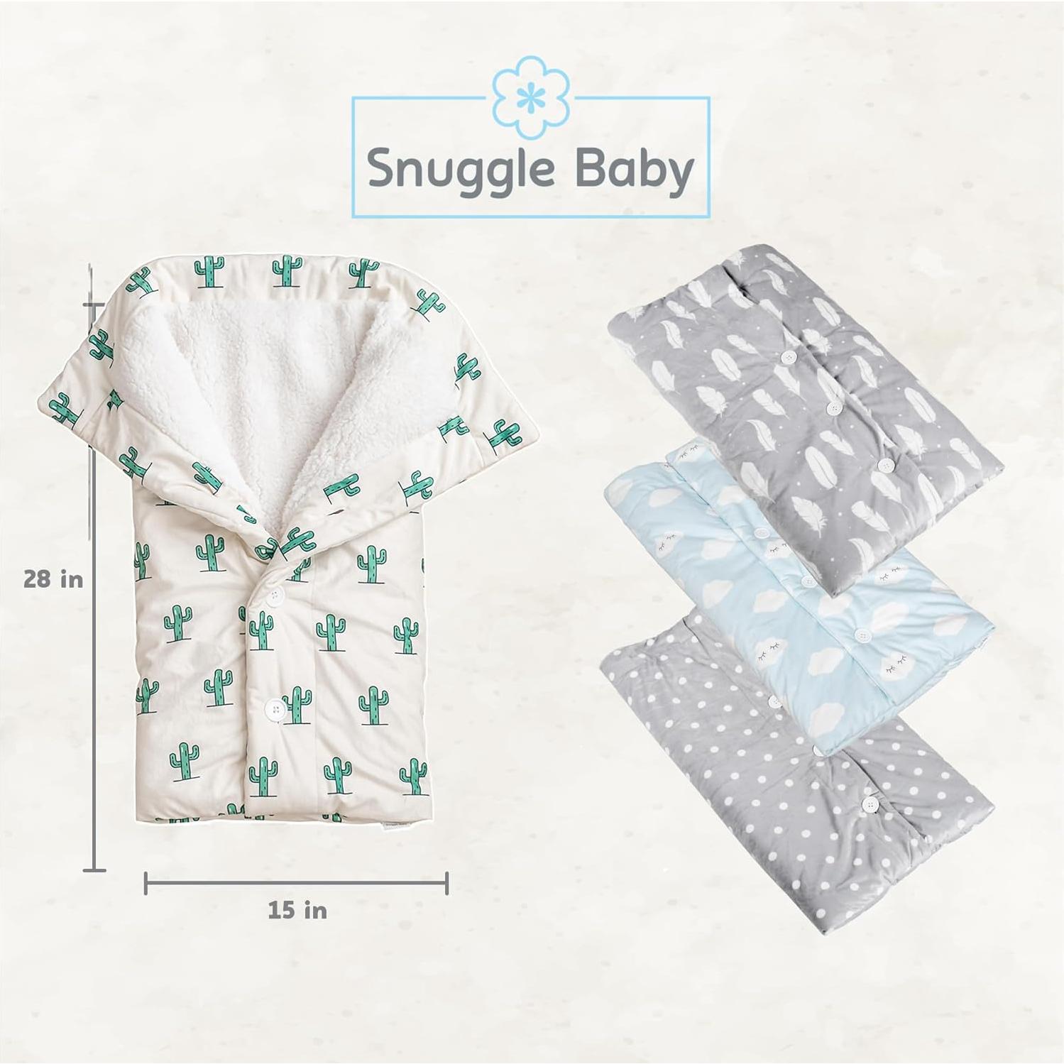 Manta Envueltoria Snuggle Baby Cactus Verde 0-3 Meses