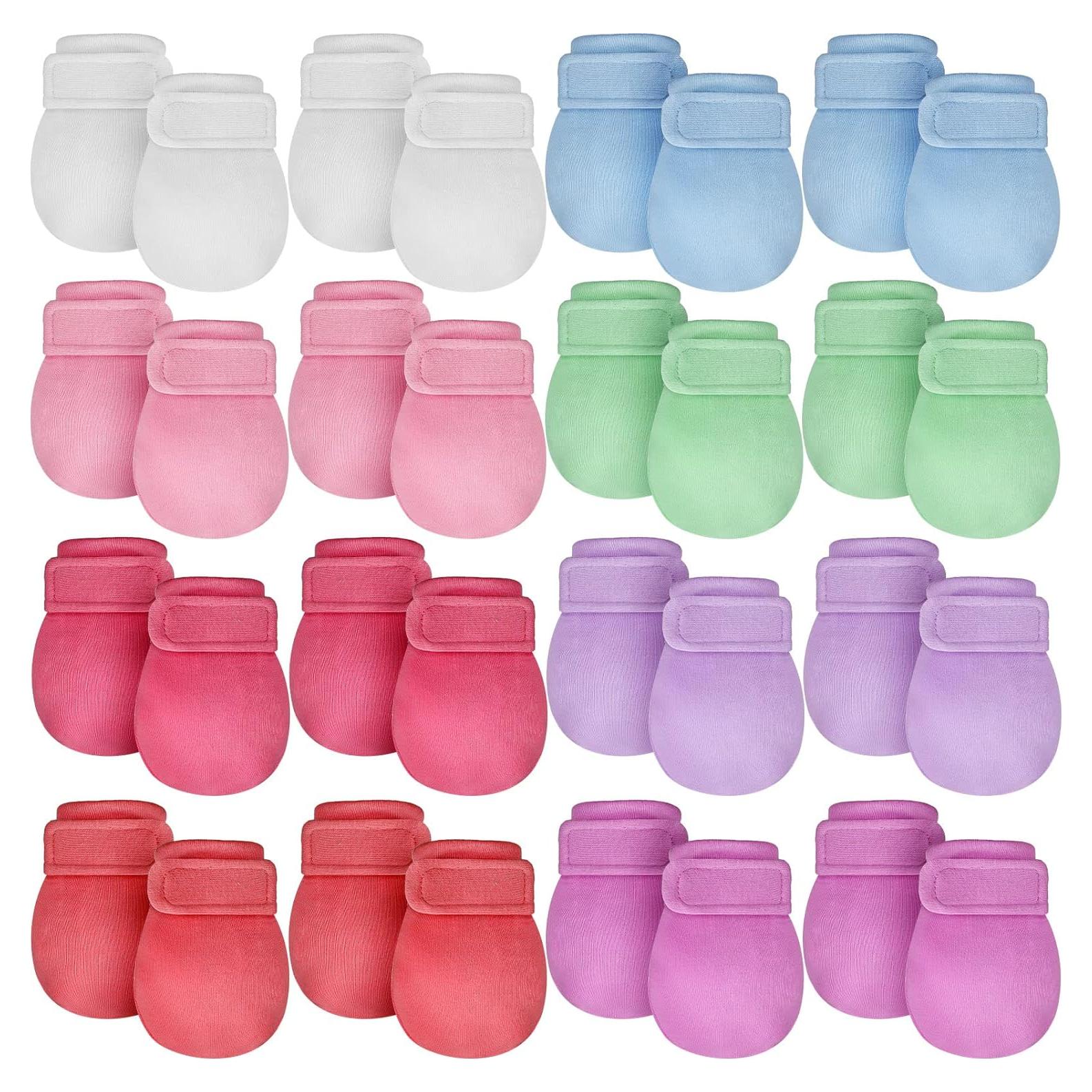 Mitones Ajustables para Bebés Newcotte - 6 Pares de Algodón