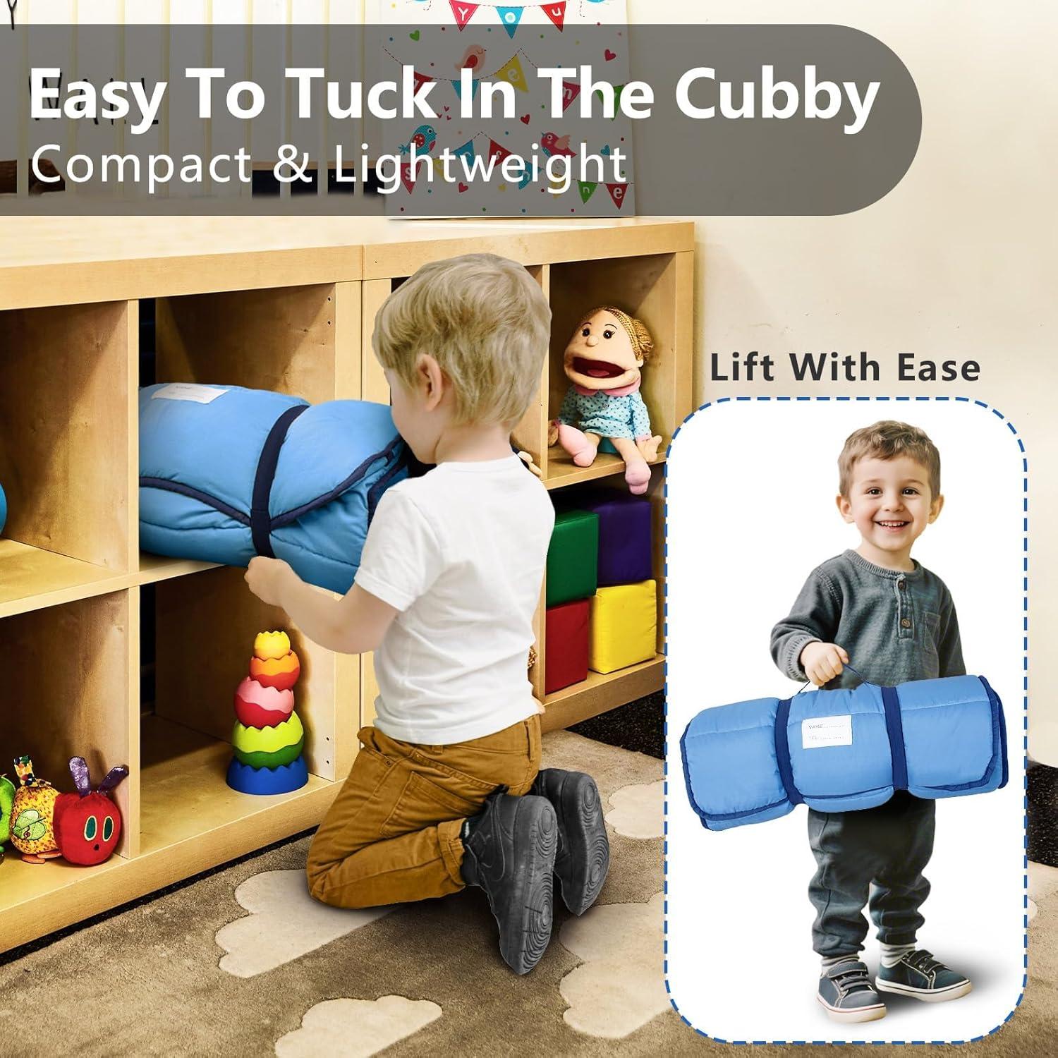 Colchoneta Ligera PRIMLECT para Niños 129.5x55.9cm con Almohada