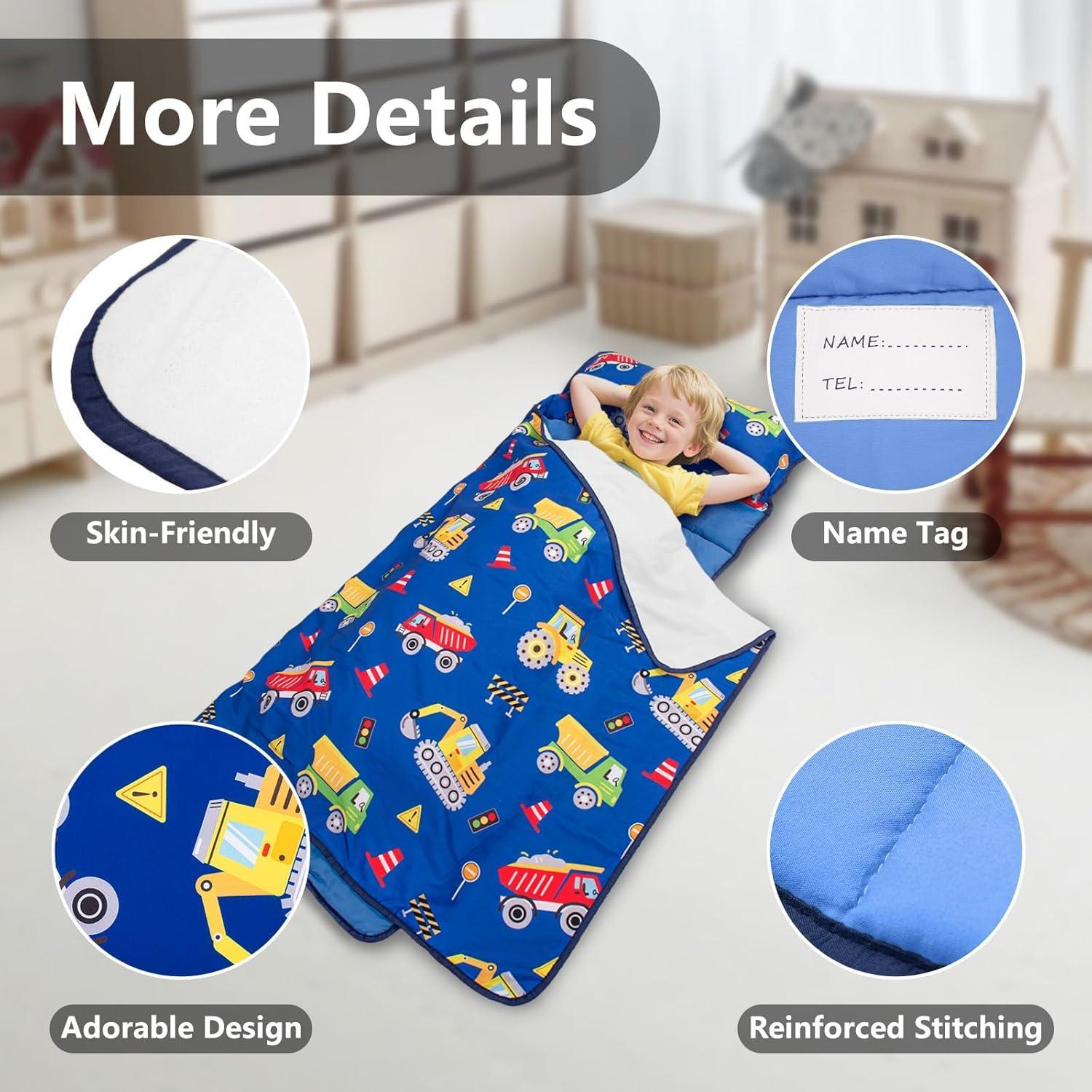 Colchoneta Ligera PRIMLECT para Niños 129.5x55.9cm con Almohada