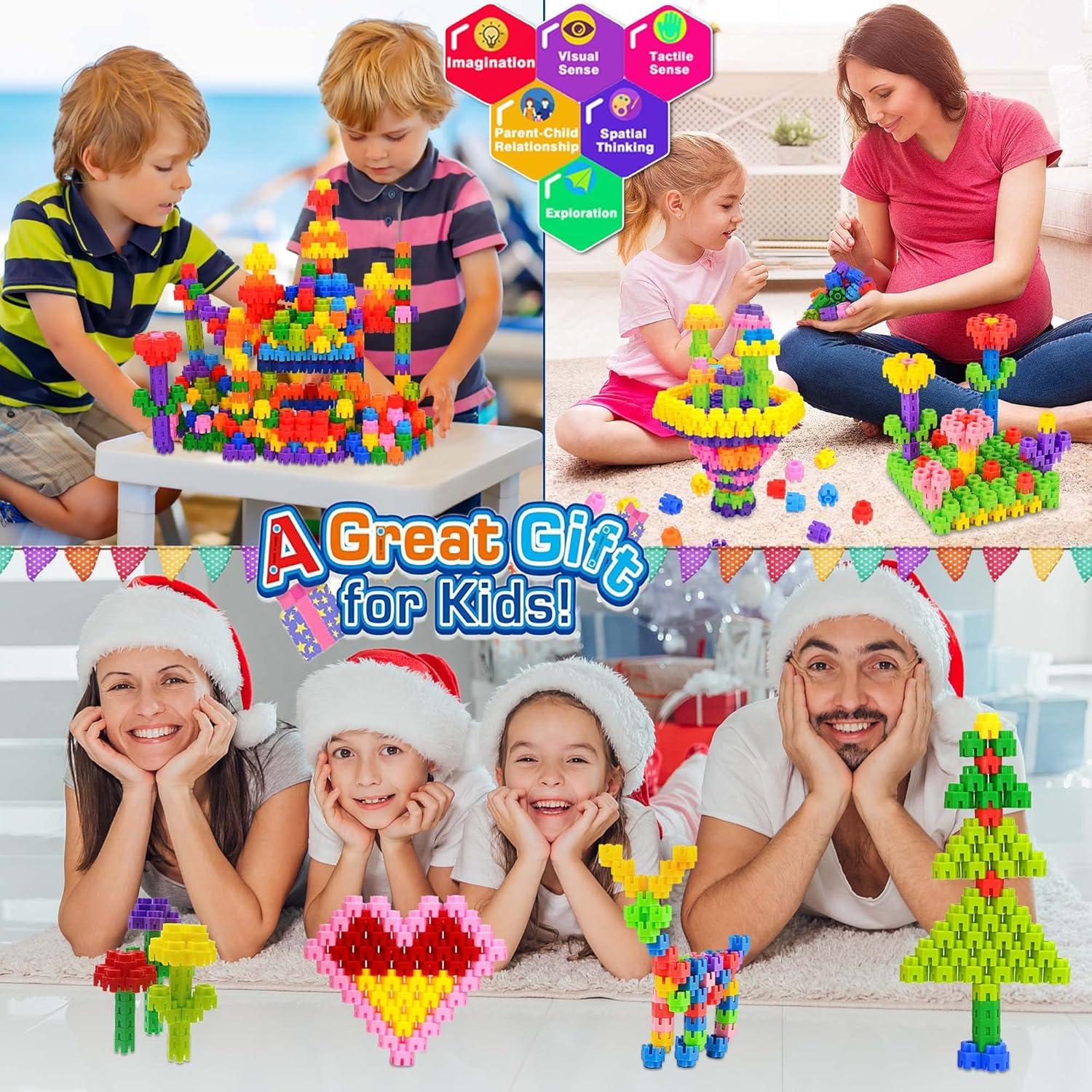 Juego de Aprendizaje KASHIAOTE 300 Pcs Construcción STEM 3+