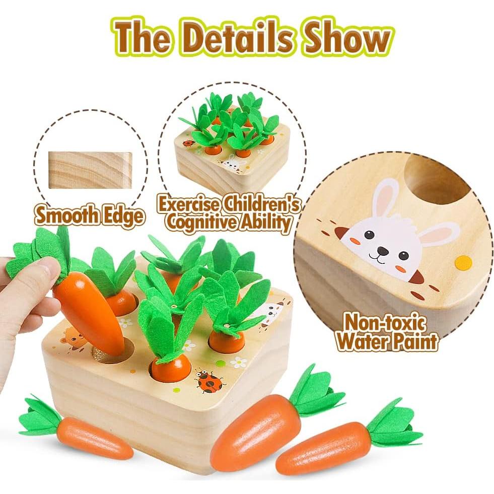 Juguete Montessori Skrtuan Cosecha de Zanahorias 12.95cm