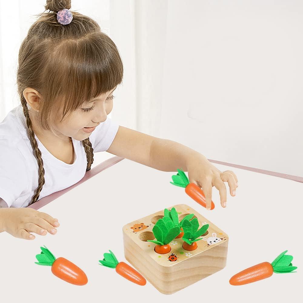 Juguete Montessori Skrtuan Cosecha de Zanahorias 12.95cm