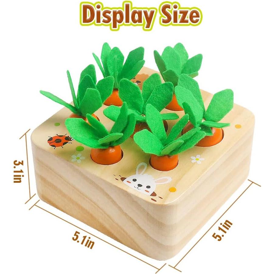 Juguete Montessori Skrtuan Cosecha de Zanahorias 12.95cm