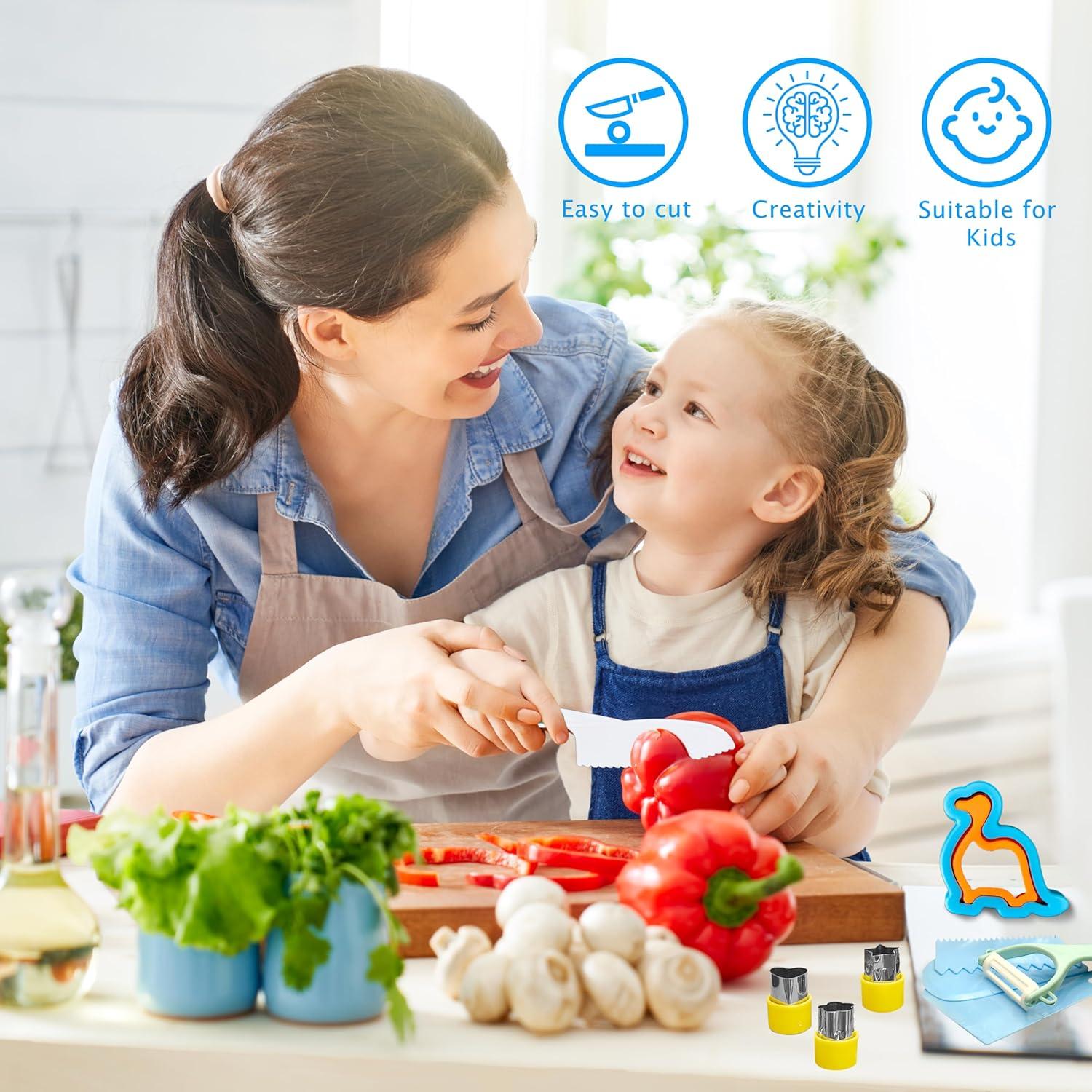 Juego de Cocina Montessori OLRMA 20 Piezas para Niños 4-12 Años