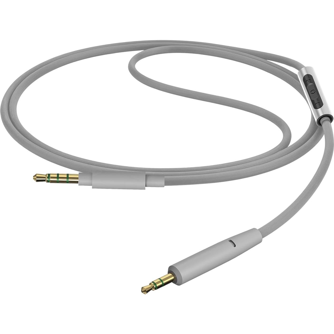 Cable de Audio GEEKRIA 2.5mm con Micrófono para Bose QC35 QC45
