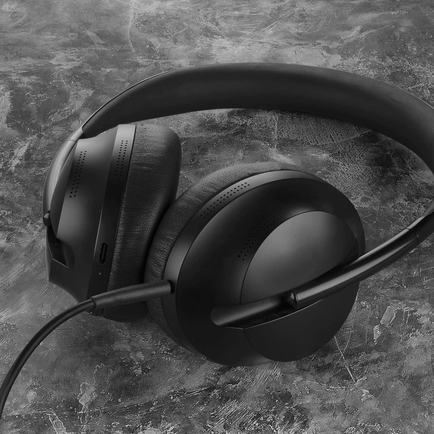 Cable de Audio Linkidea 1.5m para Auriculares Bose QC45/700/35II