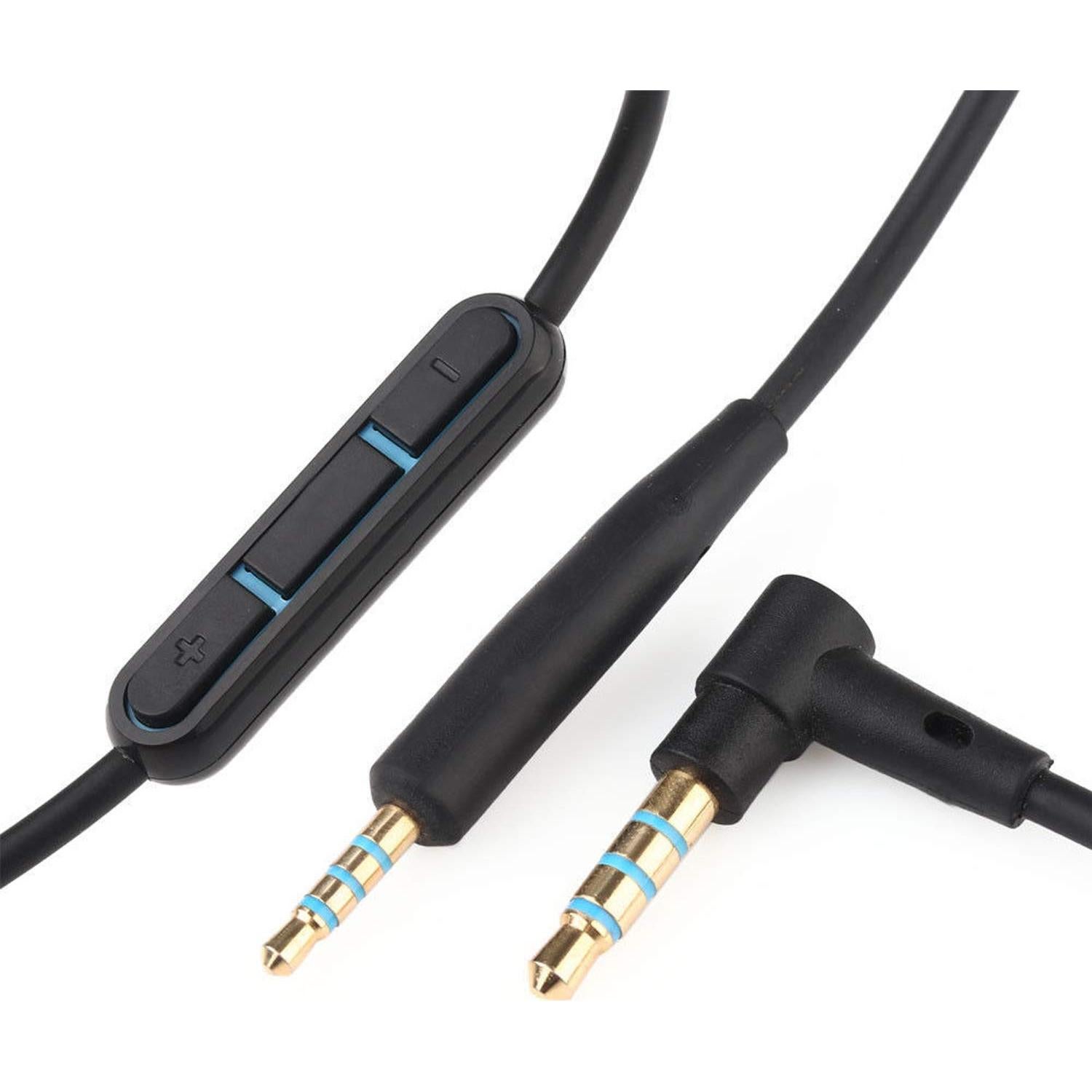 Cable de audio de reemplazo Bose QC25 QC35 QC45 1.5m con micrófono
