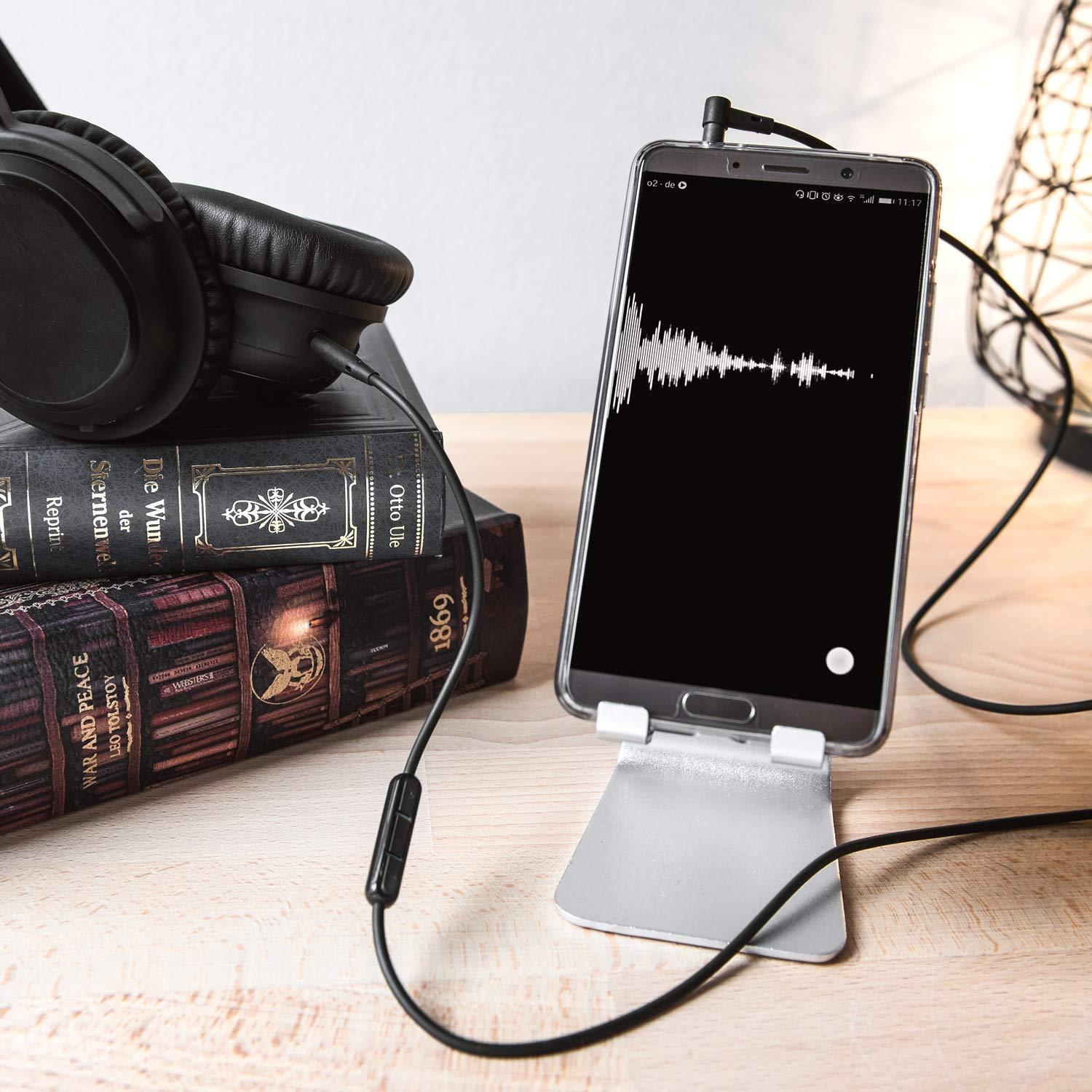 Cable de audio de reemplazo Bose QC25 QC35 QC45 1.5m con micrófono