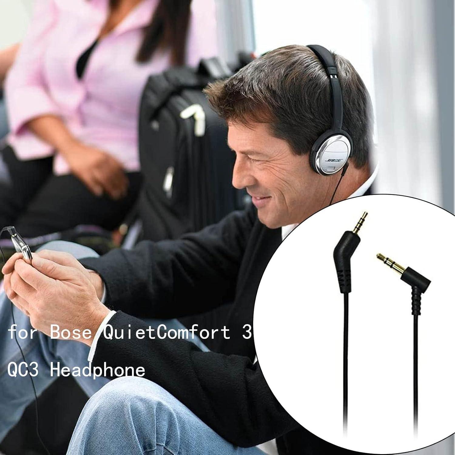 Cable de Audio 1.4m Asobilor para Auriculares Bose QC3