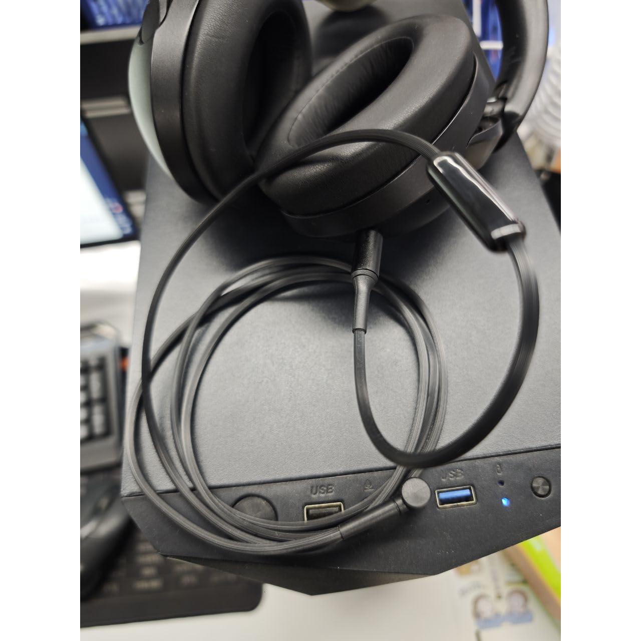 Cable de audio Adhiper 1.5m con micrófono para Sony WH-1000XM