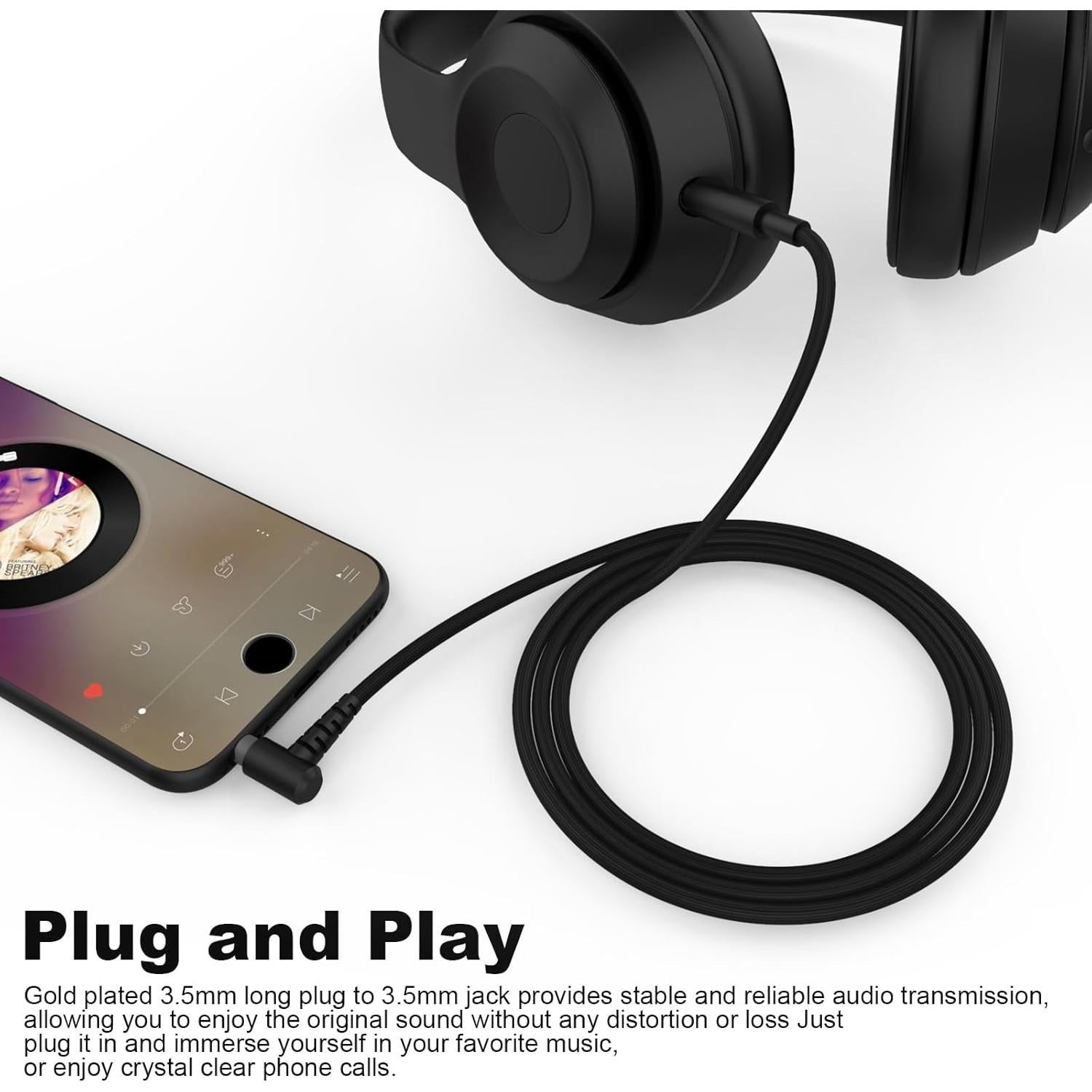 Cable de Reemplazo Toxaoii 3.5mm para Auriculares Sony