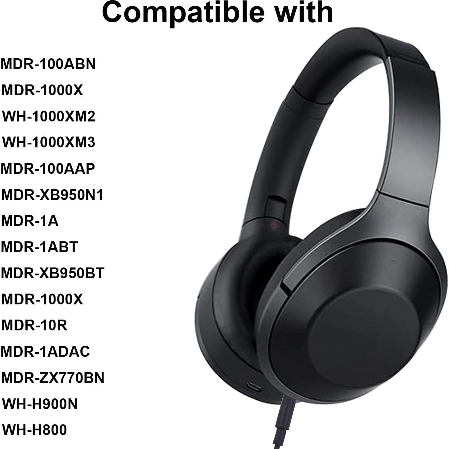 Cable de audio 3.5mm Toxaoii para auriculares Sony 1.19m