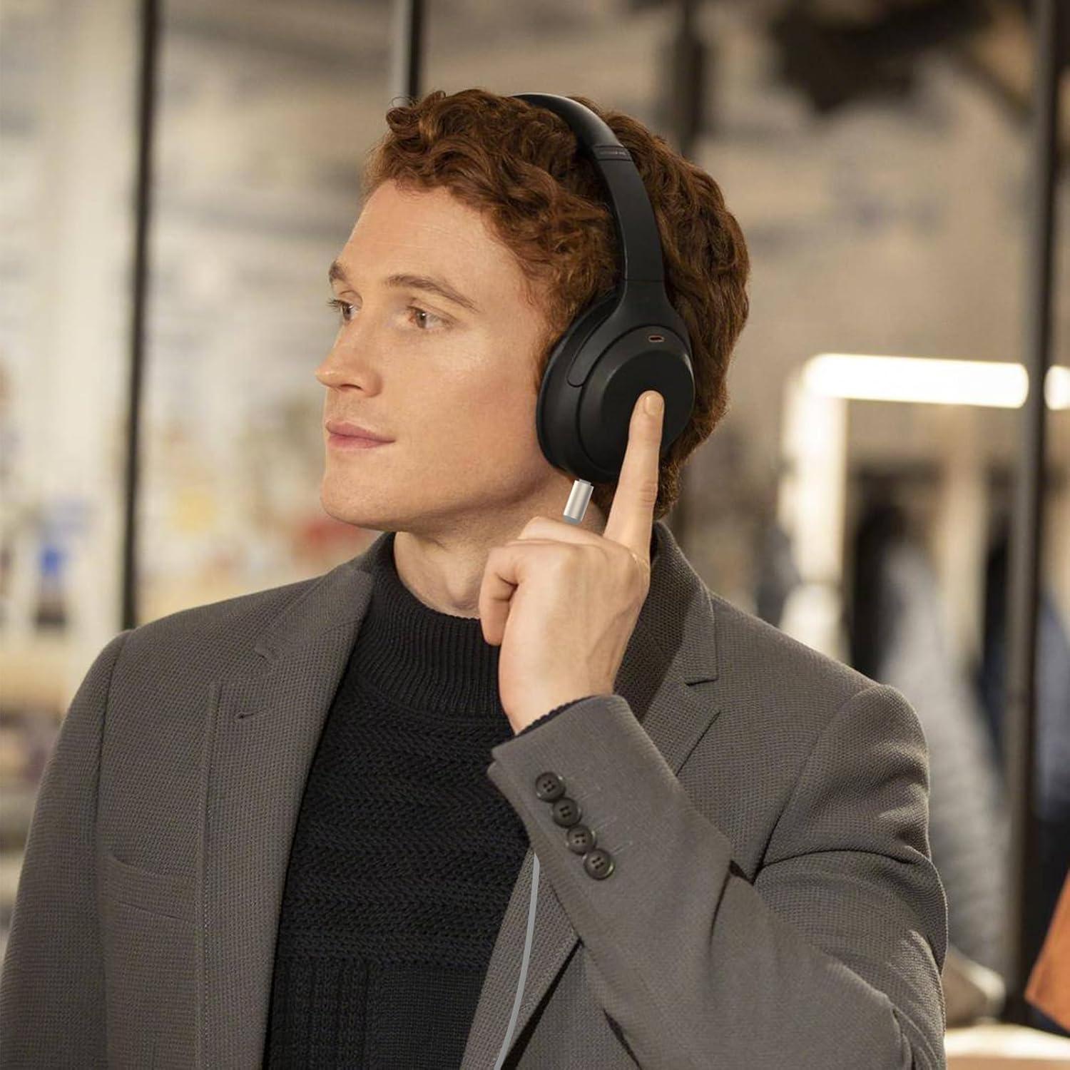 Cable de audio auxiliar 3.5mm Tobysome para Sony WH-1000XM5/4/3