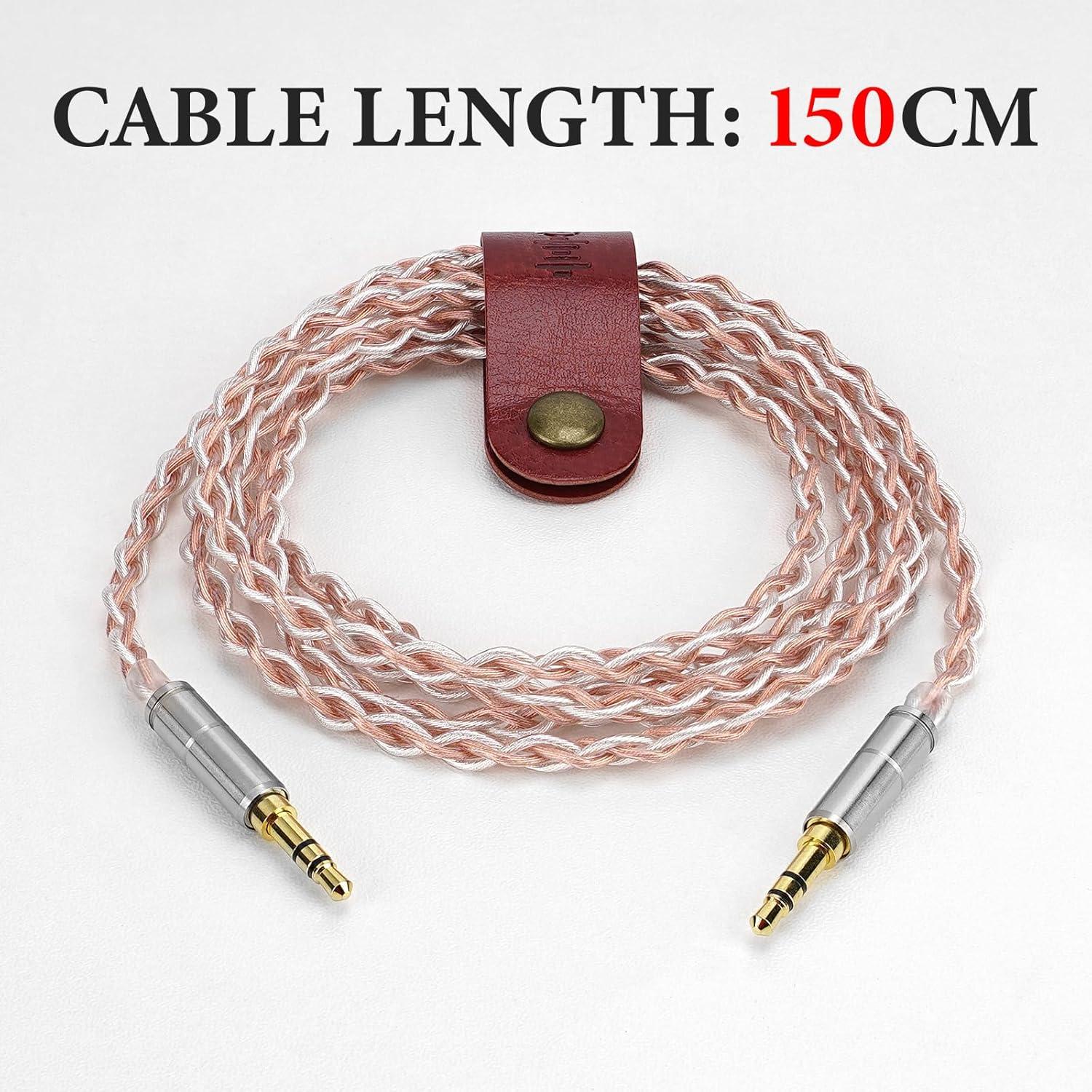 Cable de Audio Mejorado GEEKRIA 3.5mm para Auriculares 1.5m