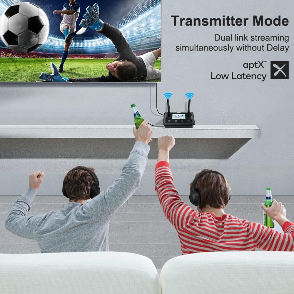 Transmisor Receptor Bluetooth 1Mii B03+ para TV y Estéreo