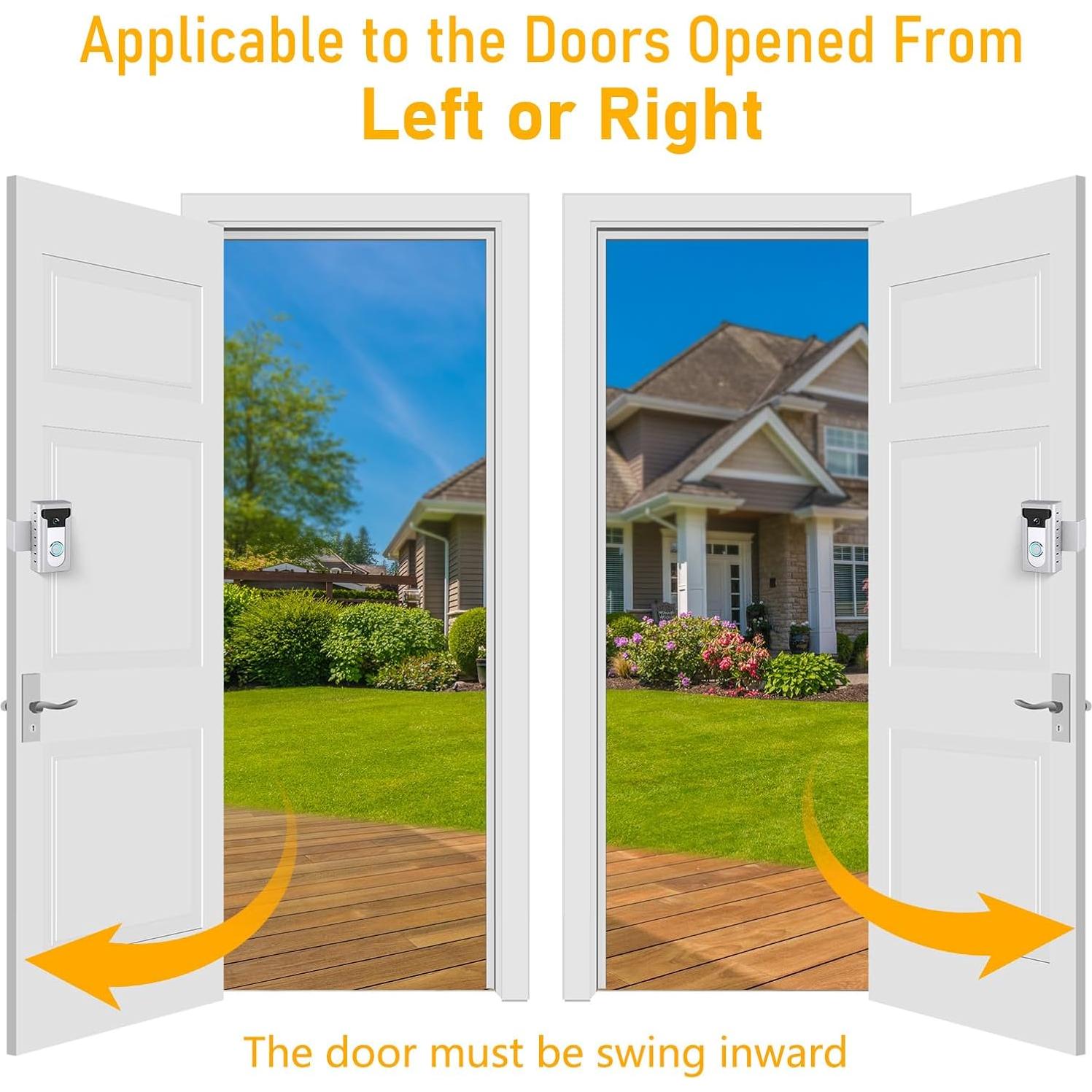 Soporte Antirrobo para Timbre QIBOX Sin Perforación Plata