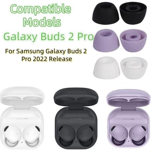 6 Pares Puntas de Oído Silicona Suave para Galaxy Buds 2 Pro