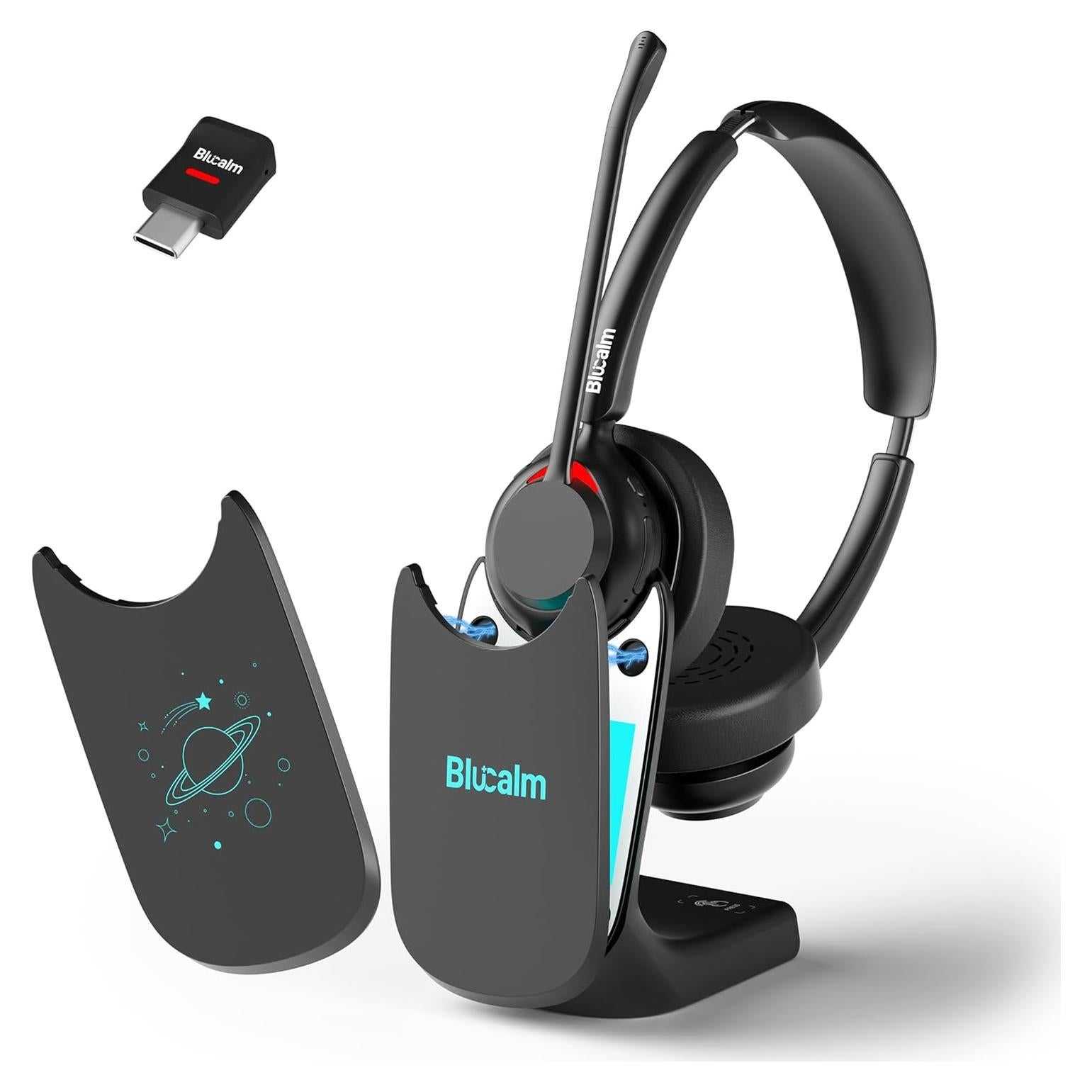 Auricular Inalámbrico Blucalm INSIGHT 50 con Micrófono y Cancelación de Ruido