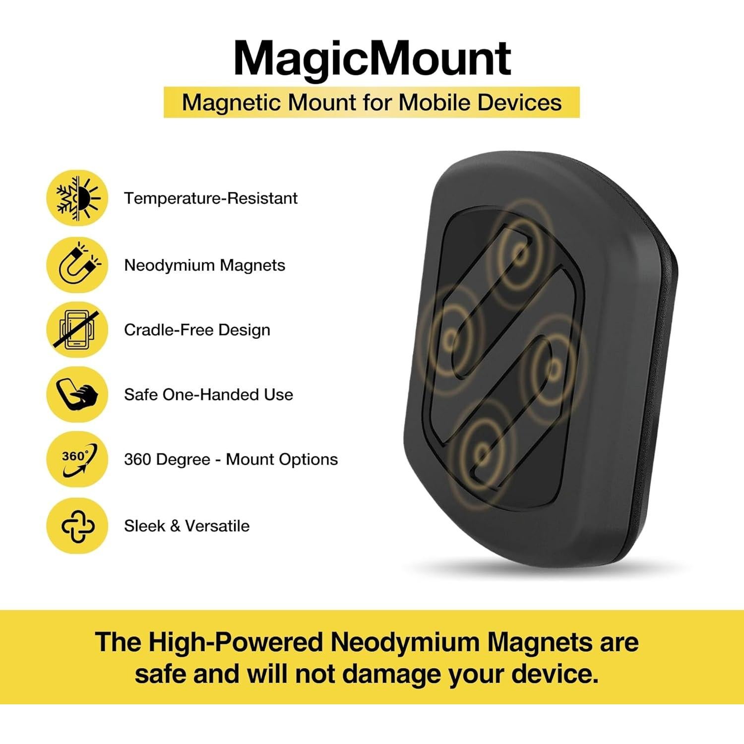 Soporte Magnético Scosche MAGDMB para Teléfono en Auto