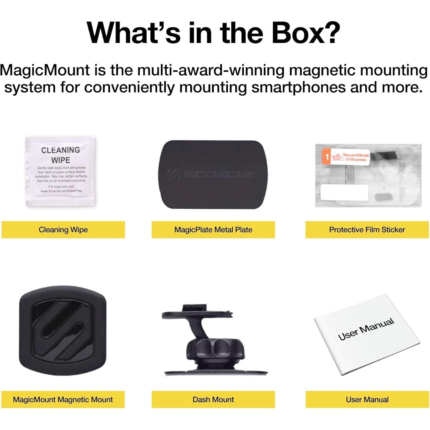 Soporte Magnético Scosche MAGDMB para Teléfono en Auto