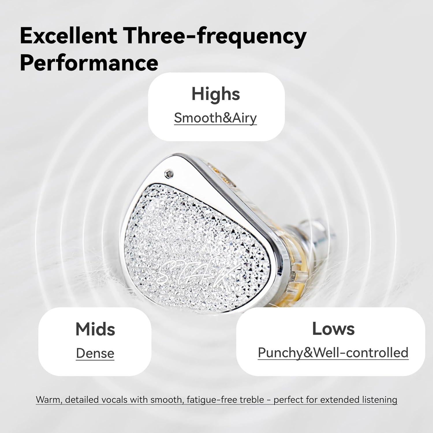 Auriculares In-Ear KINBOOFI STA-K HiFi Estéreo 1.2m Plata