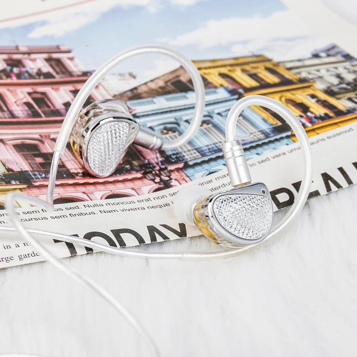 Auriculares In-Ear KINBOOFI STA-K HiFi Estéreo 1.2m Plata