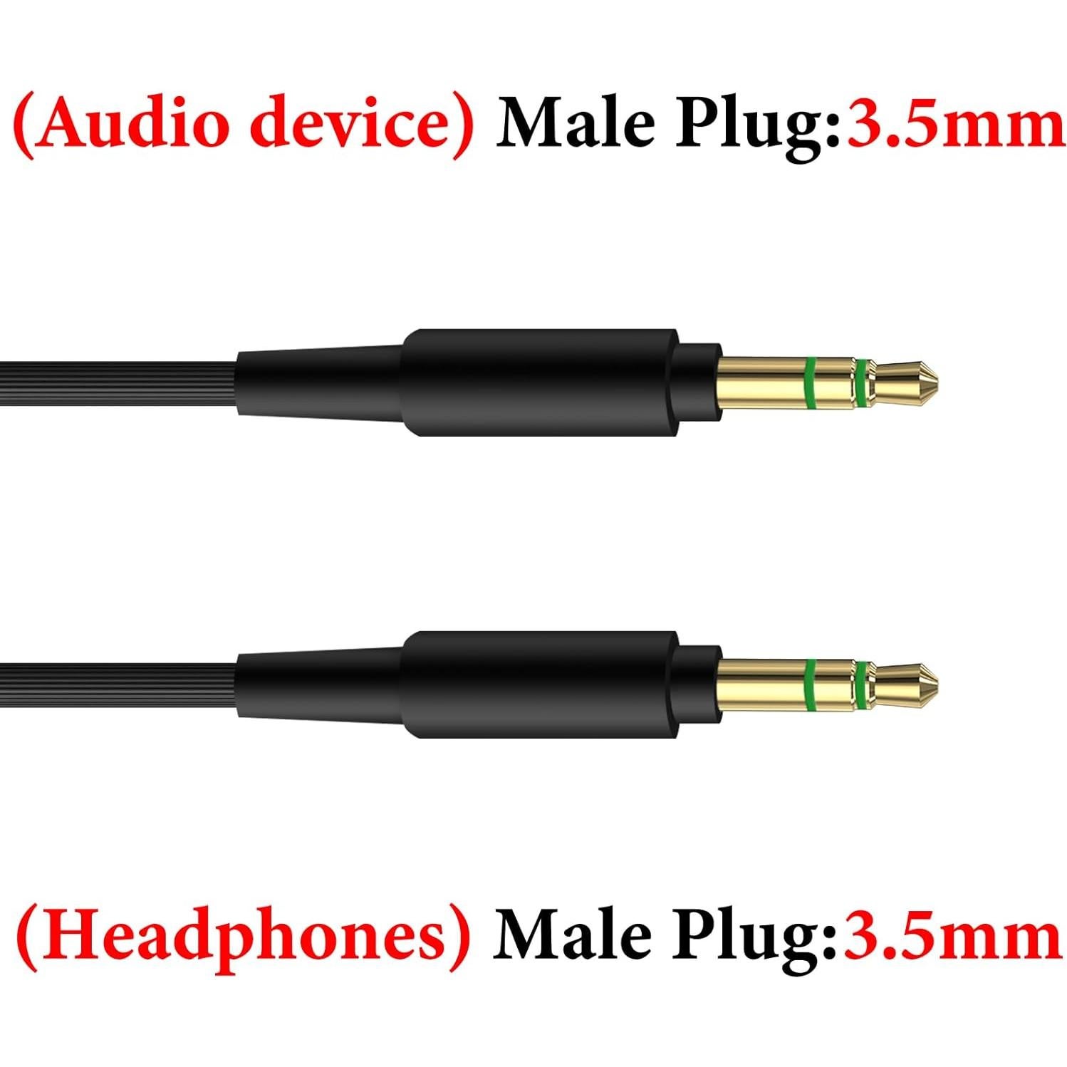 Cable de Audio GEEKRIA 3.5mm para Auriculares Beats Studio y Solo